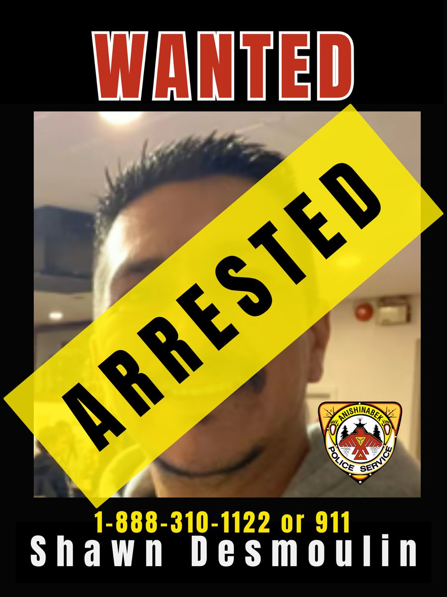 APScops's tweet photo. PIC MOBERT - ARRESTED APS would like to thank Greater Sudbury Police Service and the public for their assistance in this matter. #apscops #Arrested #PublicAssistance #accountability https://t.co/QfJlKWMEW3