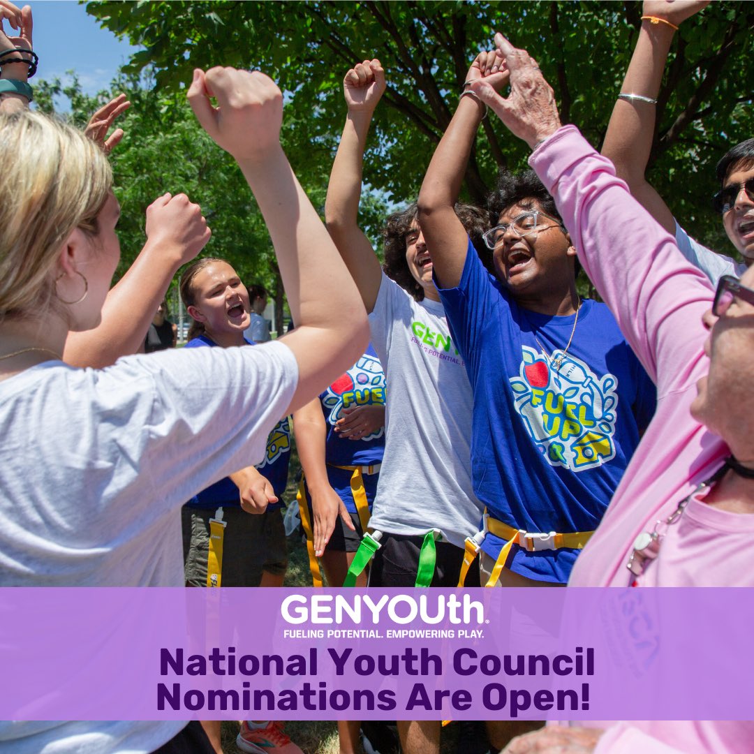 Attention students! Nominations are open for GENYOUth’s National Youth Council! Don’t miss this opportunity to use your #YouthVoice to create change in your school community. Grade 9-12. Apply through February 28, 2025 at surveymonkey.com/r/PVQTXDW. #YouthEngagement #YouthWellness