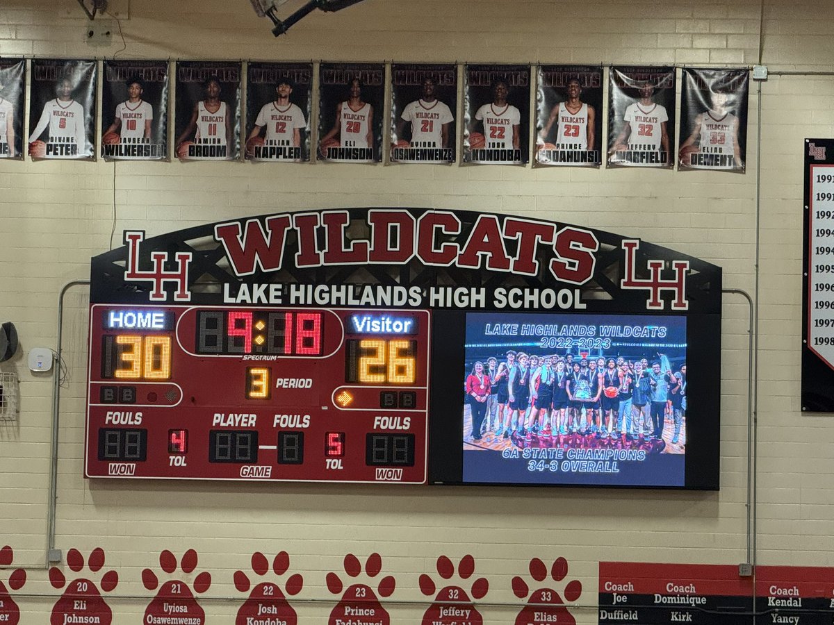 Friday Night Glory (@fridaynghtglory) on Twitter photo Halftime 🏀
<a href="/JJPathletics/">Pearce Athletic Booster Club</a> 2️⃣6️⃣
<a href="/LHWildcatHoops/">Joe Duffield</a> 3️⃣0️⃣
The half ends on this bucket by <a href="/elias_dement/">Elias DeMent</a> to give the Wildcats a 4 pt lead! HT Halftime 🏀
<a href="/JJPathletics/">Pearce Athletic Booster Club</a> 2️⃣6️⃣
<a href="/LHWildcatHoops/">Joe Duffield</a> 3️⃣0️⃣
The half ends on this bucket by <a href="/elias_dement/">Elias DeMent</a> to give the Wildcats a 4 pt lead! HT