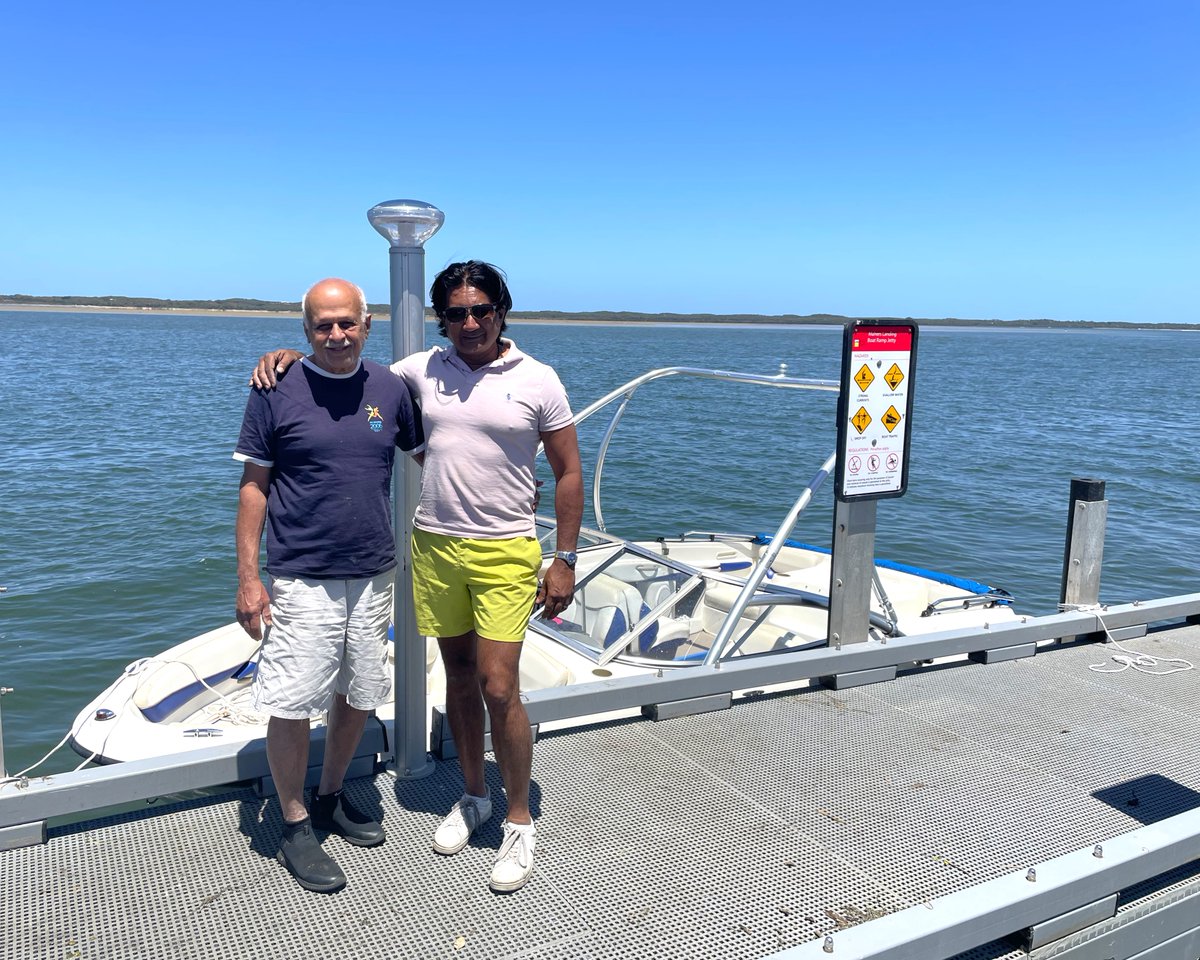 The Mahers Landing boat ramp is attracting users from near and far.
Kevin and Joe travelled from Melbourne to launch here, and they reckon it’s a ripper.