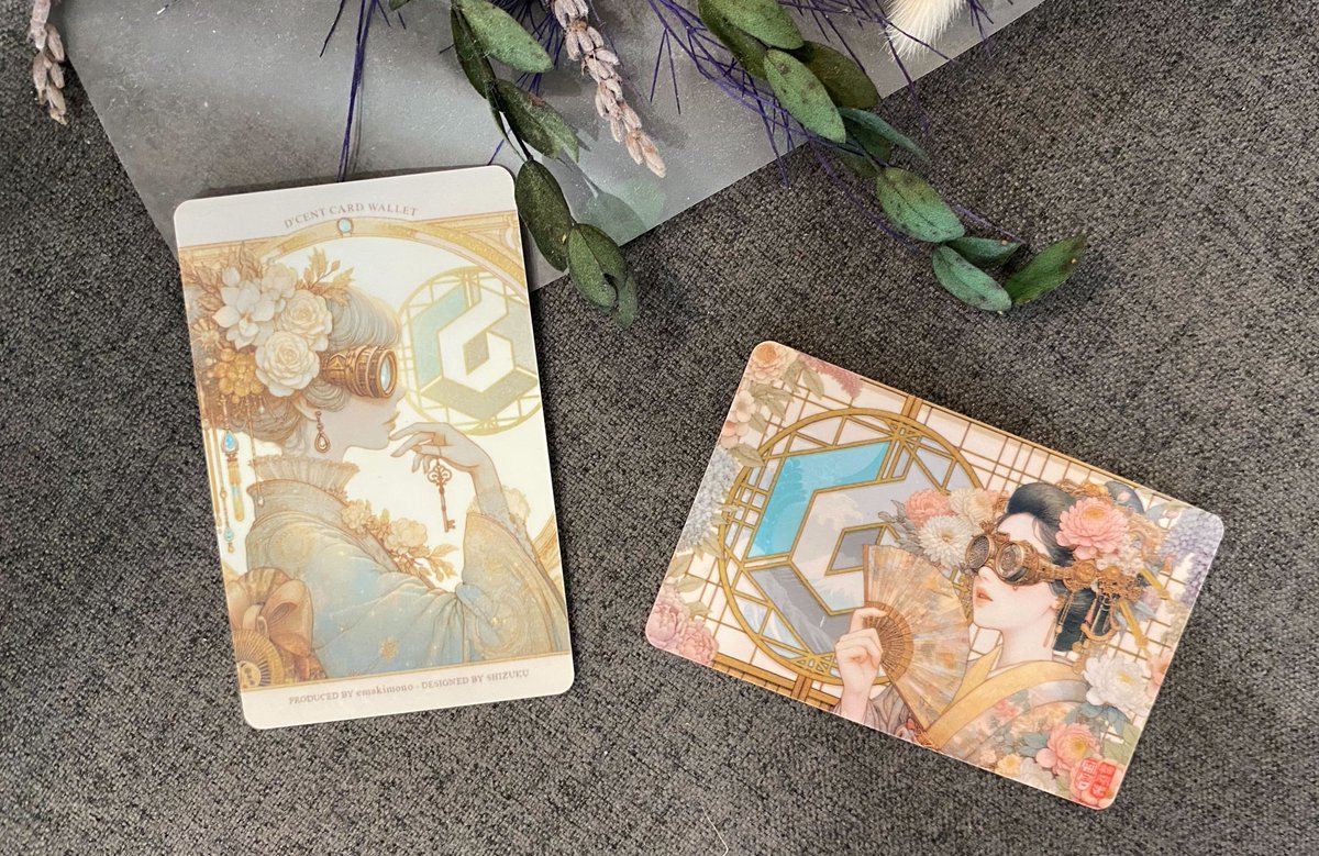 This isn't ordinary card - it's the D'CENT card wallet. 

Proud to present this amazing collaboration with D'CENT Ambassadors 🇯🇵 <a href="/nomad_css/">n ∅ mad @ mindpalace ai</a>, <a href="/emakimono_/">emakimono🐦‍🔥🔴</a> , and designer @szkscryptc ✨

Explore our card wallet in detail : store.dcentwallet.com/pages/dcent-al…