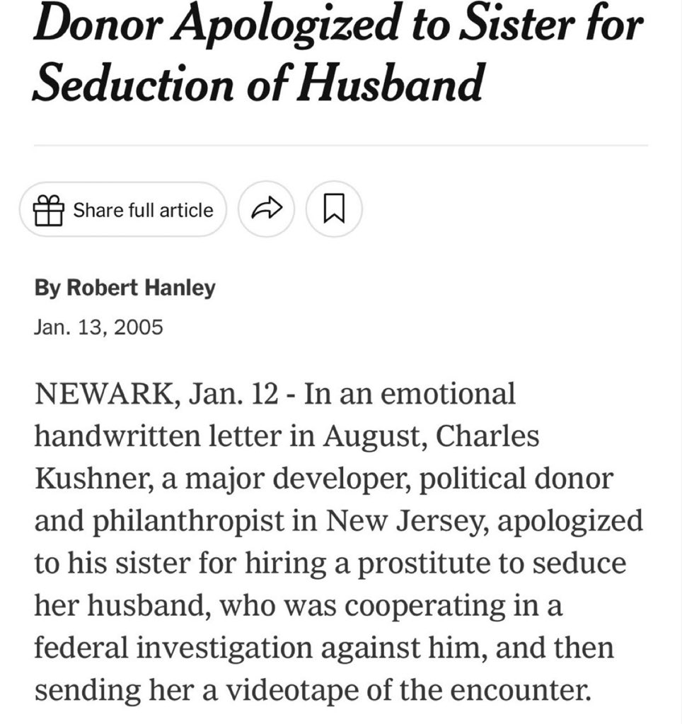 This is Jared Kushner’s dad, who has been nominated to be the U.S. Ambassador to France.