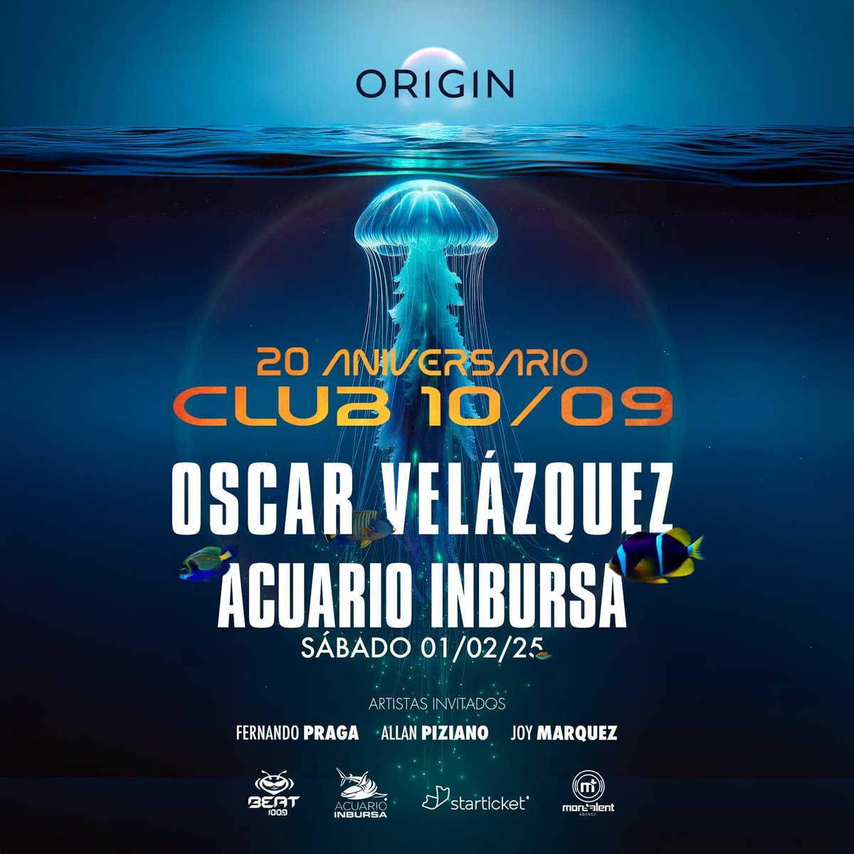 20 Años al aire no pueden pasar desapercibidos …
Celebren conmigo y Mi Casa <a href="/BEATOFICIAL/">BEAT 100.9 FM</a> dos décadas de MI RADIO SHOW **CLUB DIEZ CERO NUEVE** con lo mejor de la música HOUSE MUNDIAL!!
SÁBADO 1 FEBRERO | ACUARIO INBURSA |
open doors: 8pm
Tickets : starticketmx.com/e/20-aniversar…