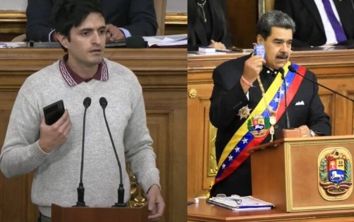 UHN_Plus's tweet photo. 🇦🇷🇻🇪 | LO ÚLTIMO 

El diputado argentino Yamil Santoro presentó una denuncia penal contra Diego Omar Suárez, alias “Michelo”, acusándolo de apología del crimen e intimidación pública por su respaldo a la tiranía de Nicolás Maduro en Venezuela. https://t.co/sfYpp8QbeT