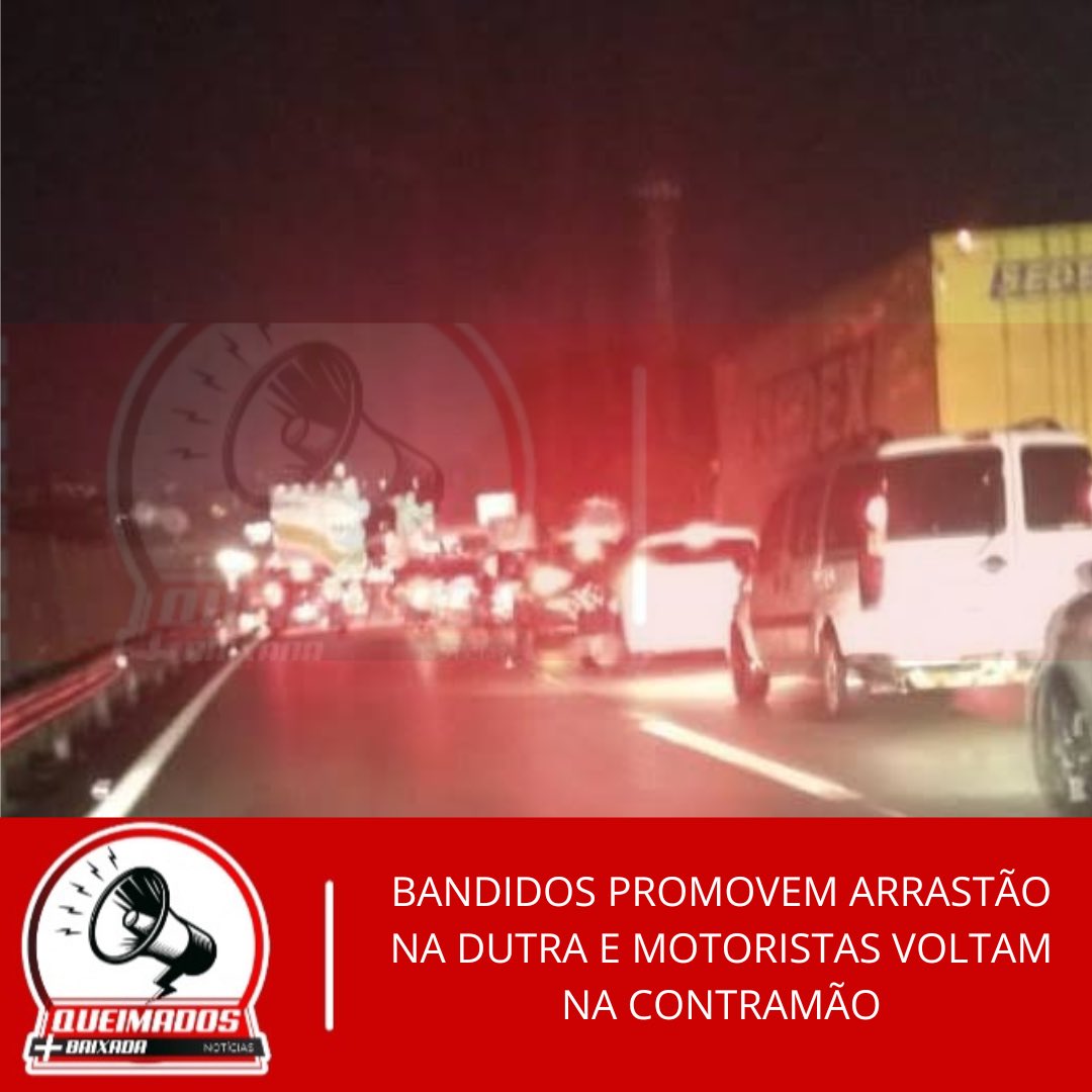 Queimadosinfo's tweet photo. BANDIDOS PROMOVEM ARRASTÃO NA DUTRA E MOTORISTAS VOLTAM NA CONTRAMÃO 

Veja a matéria completa acessando nossas redes sociais…

FACEBOOK 👉🏻 https://t.co/2t7rpKWI3d

INSTAGRAM 👉🏻 https://t.co/uF7QUtF4N1 https://t.co/Vw4b9Ocq5w