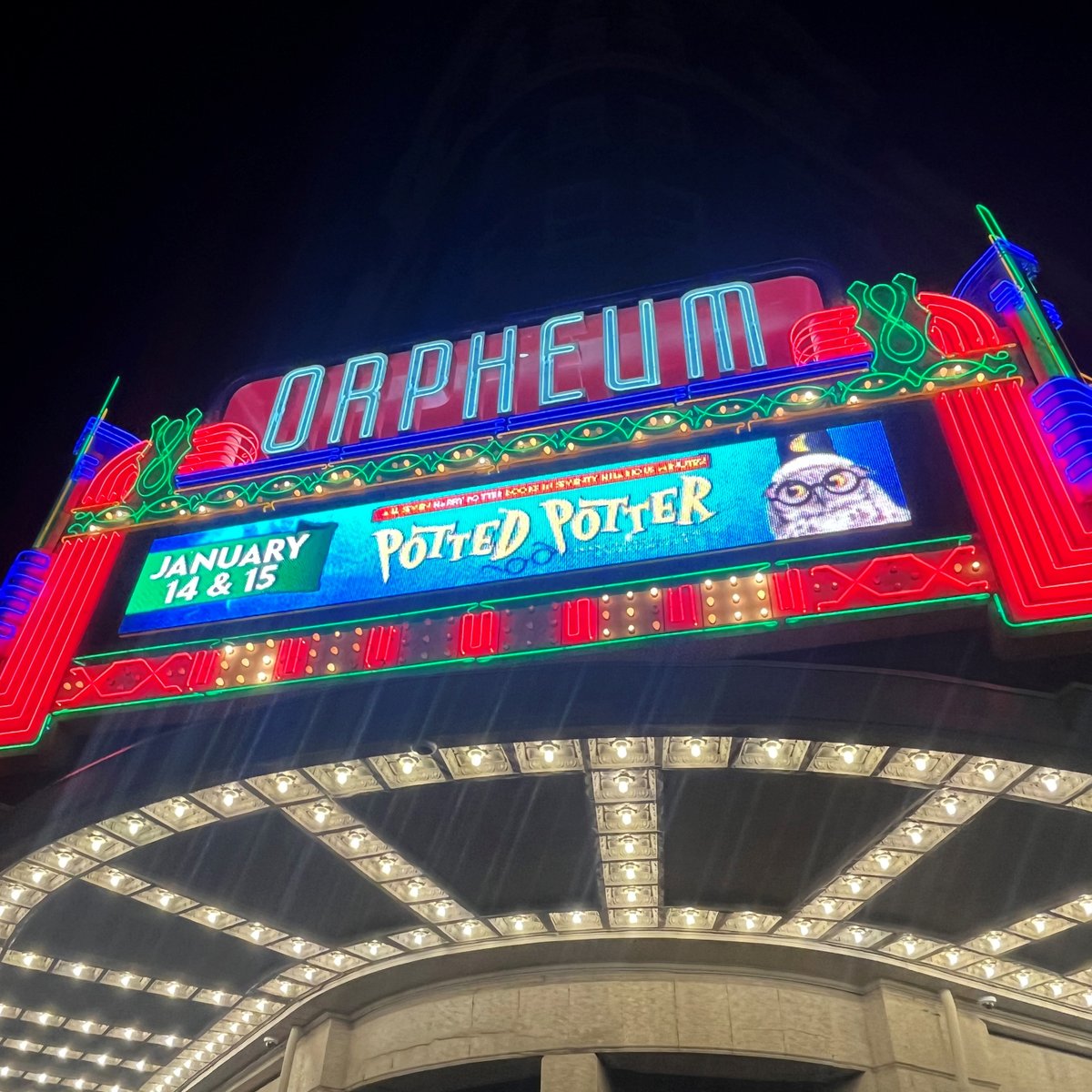 One show and lots of laughs down, we can’t wait to do it again tonight! Only one chance left to experience the hilarious magic of <a href="/PottedPotter/">Potted Potter</a> - The Unauthorized Harry Experience.

🚪 Doors at 6pm
✨ Show at 7pm
🎟️ bit.ly/Potted-Jan14-15