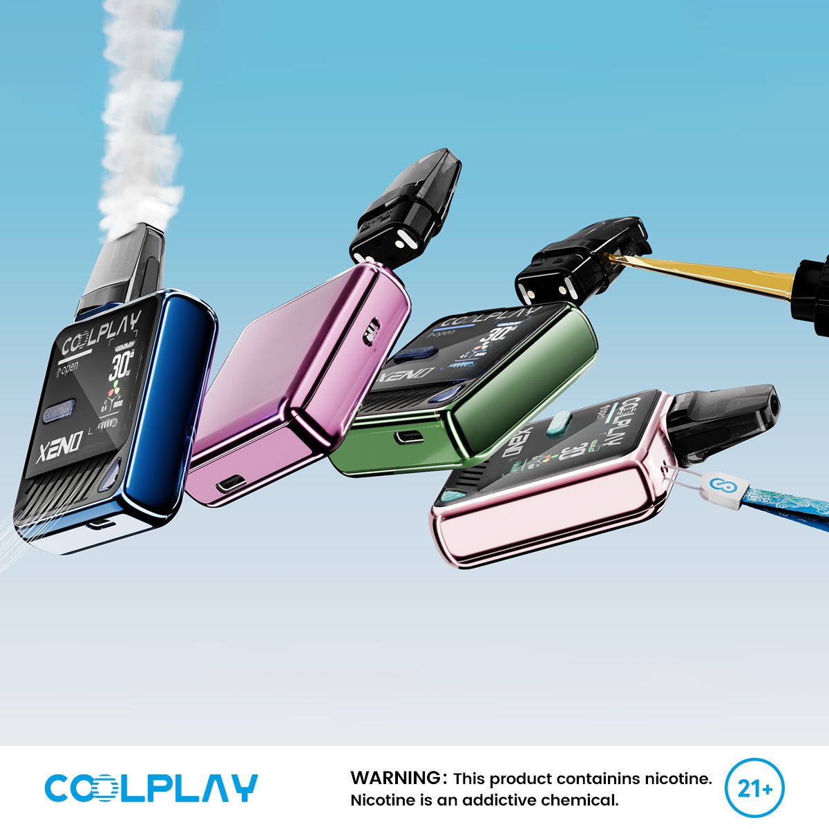 CoolplayVape's tweet photo. COOLPLAY XENO World's 1st Open Pod System with Auto-vaping👍
Large Smart Screen
Power Adjustment
1000mAh Long-lasting Battery
Dual Activation Modes
Multifunctional Button
Adjustable Airflow #newcollection #vape #vapelife #vapefam #art #wecoolplay https://t.co/hk6dEVt6BI