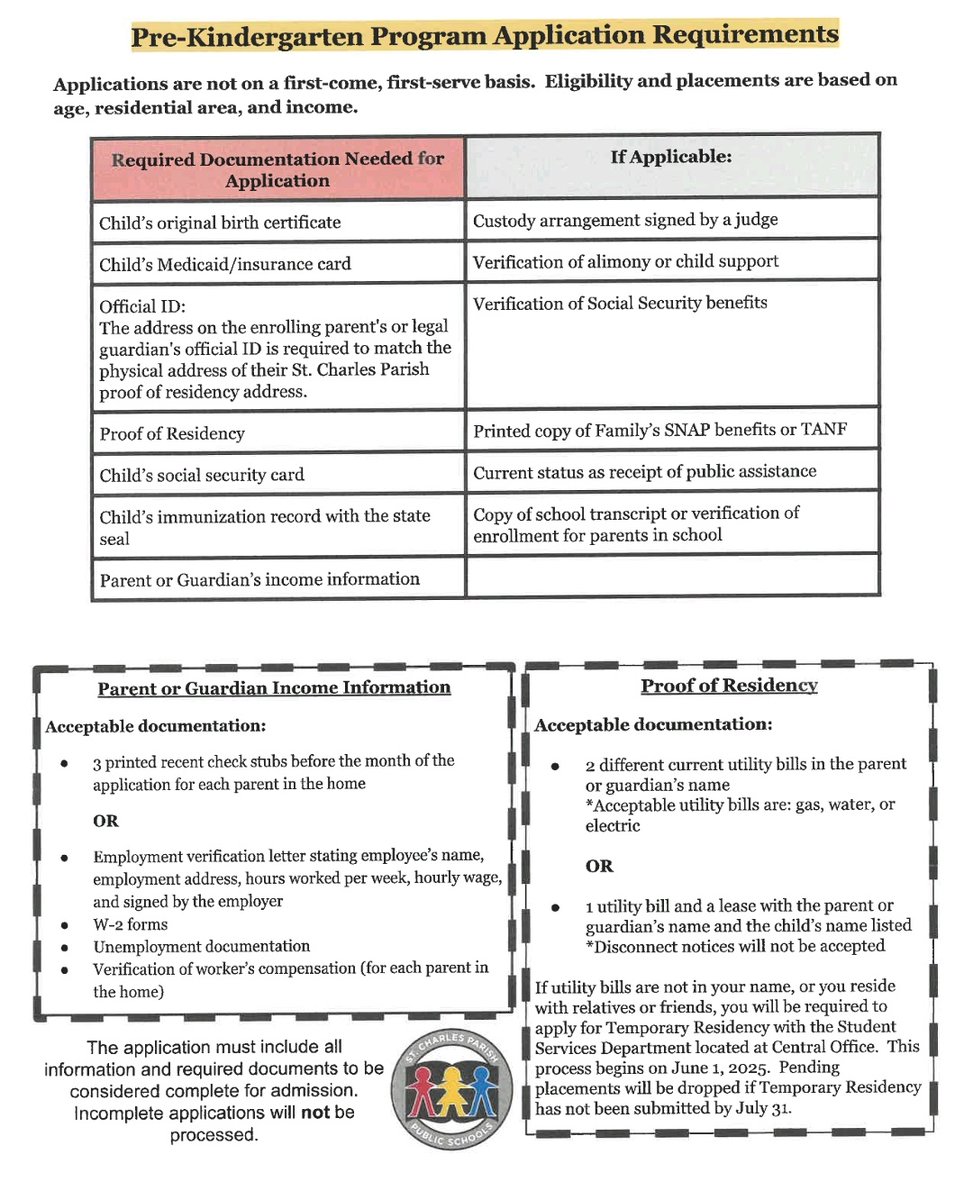 The moment you've all been waiting for, Prekindergarten Registration information!  Registration opens February 3, 2025, but the information here gives you all the required documentation.