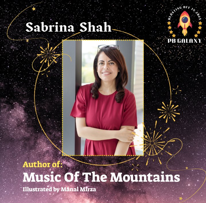 PB Galaxy (@pbgalaxy25) on Twitter photo Introducing PB Galaxy crew member Sabrina Shah! <a href="/writes_Sabrina/">Sabrina Shah π #kidlit author</a>
πβ¨ππ
Sabrina's debut picture book MUSIC OF THE MOUNTAINS from <a href="/BBazzar/">Barefootbooks Bazaar</a> with illustrations by <a href="/manal_mirza_/">Manal Mirza</a> releases May 2025. Introducing PB Galaxy crew member Sabrina Shah! <a href="/writes_Sabrina/">Sabrina Shah π #kidlit author</a>
πβ¨ππ
Sabrina's debut picture book MUSIC OF THE MOUNTAINS from <a href="/BBazzar/">Barefootbooks Bazaar</a> with illustrations by <a href="/manal_mirza_/">Manal Mirza</a> releases May 2025.