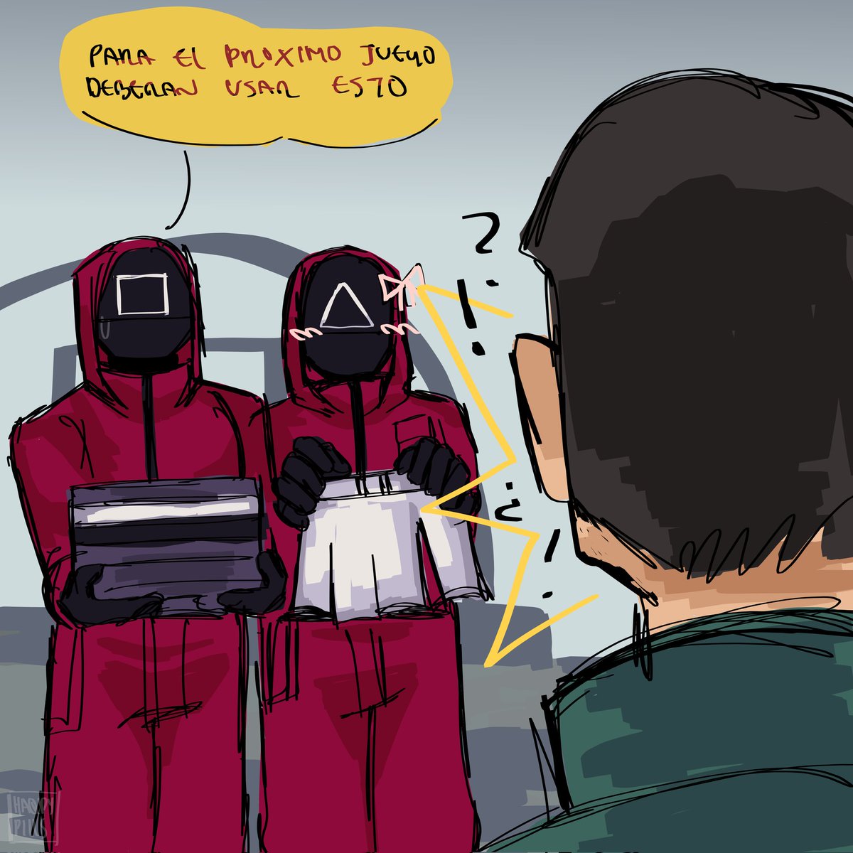 HaqpyP's tweet image. Me inspire de una foto que encontré en Facebook AJQJJ
Espero sea de su agrado
- - -
□ : Para el próximo juego deberán usar esto
#SquidGame2
#ElJuegoDelCalamar
#456x001
#inhun
#thanos
#Player230
#player124
#player380