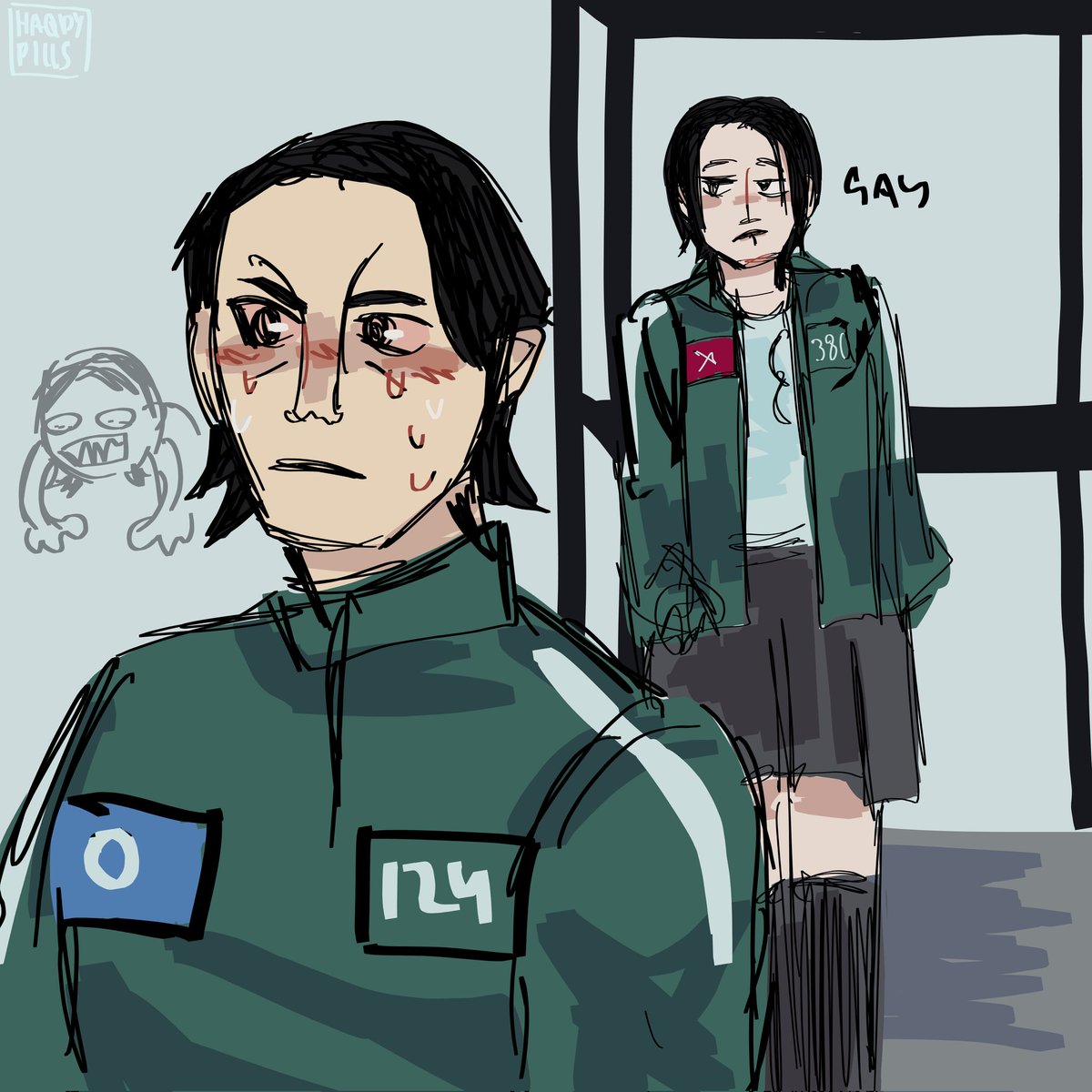 HaqpyP's tweet image. Me inspire de una foto que encontré en Facebook AJQJJ
Espero sea de su agrado
- - -
□ : Para el próximo juego deberán usar esto
#SquidGame2
#ElJuegoDelCalamar
#456x001
#inhun
#thanos
#Player230
#player124
#player380