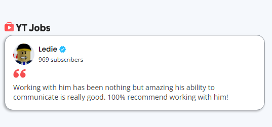 TheoWFilms's tweet image. Here's a review from someone I worked with! youtube.com/@ledieee