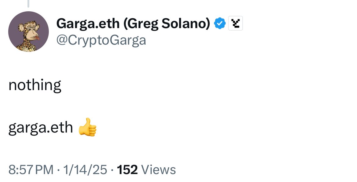 BREAKING NEWS » <a href="/yugalabs/">Yuga Labs</a> CEO <a href="/CryptoGarga/">Garga.eth (Greg Solano)</a> Says That There’s  “nothing” Going On With <a href="/cryptopunks/"></a> IP