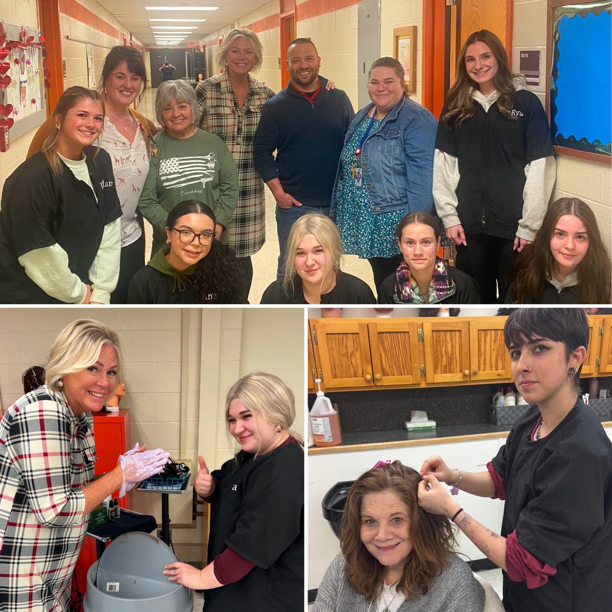 Lynne_Rutnik's tweet photo. ❤️Wellness ALERT: Thank you to our talented FLCC Students for providing a special spa night to our community, faculty and staff! My paraffin hand treatment was wonderful &amp; @LisaMeade23 is sparkling from head to toe! #Selfcare #CTE https://t.co/2QNaFdouXL