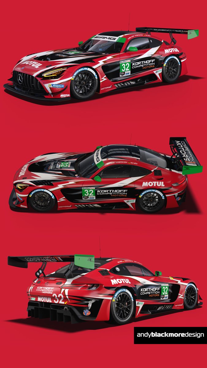 andyblackmore's tweet image. New #livery for @TeamKorthoff and @MotulUSA  in #IMSA #GTD in the WeatherTech Championship and the #Rolex24

Pleased how this one turned out. Thanks to @LINQProject for bringing me on board and Sven at Motorsport 3D for these awesome renders.