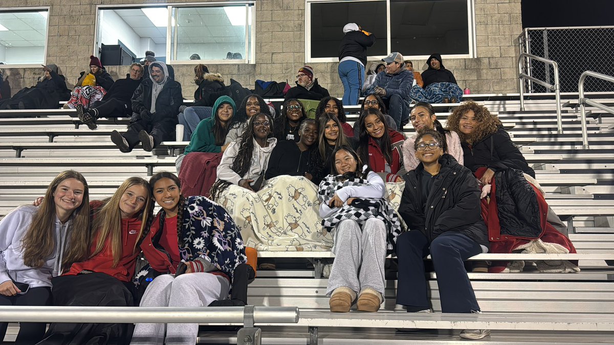 Girls soccer showing up and cheering loud for the boys!!! Way to be the first team to take on our Tigers supporting Tigers!!!@TigerSoccer_THS