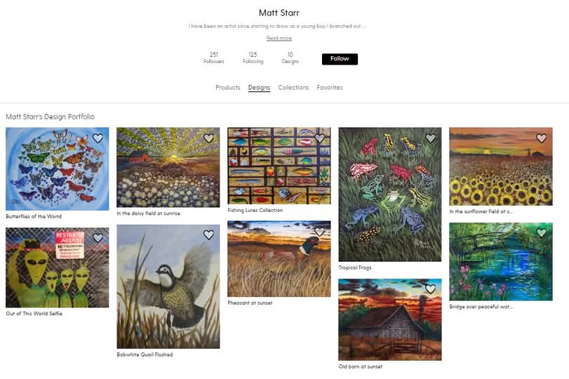 MattStarrFineA1's tweet photo. I invite you to check out my art in Society6: https://t.co/JYs89eTABP
#mattstarrfineart #art #paintings #artforsale #gift #gifts #tshirts #apparel #homedecor
#Society6 #landscape #seascape #animals #birds #fish #birds #farm #ranch #people #homes #winter #statebirds #flowers https://t.co/LySswhsPKV