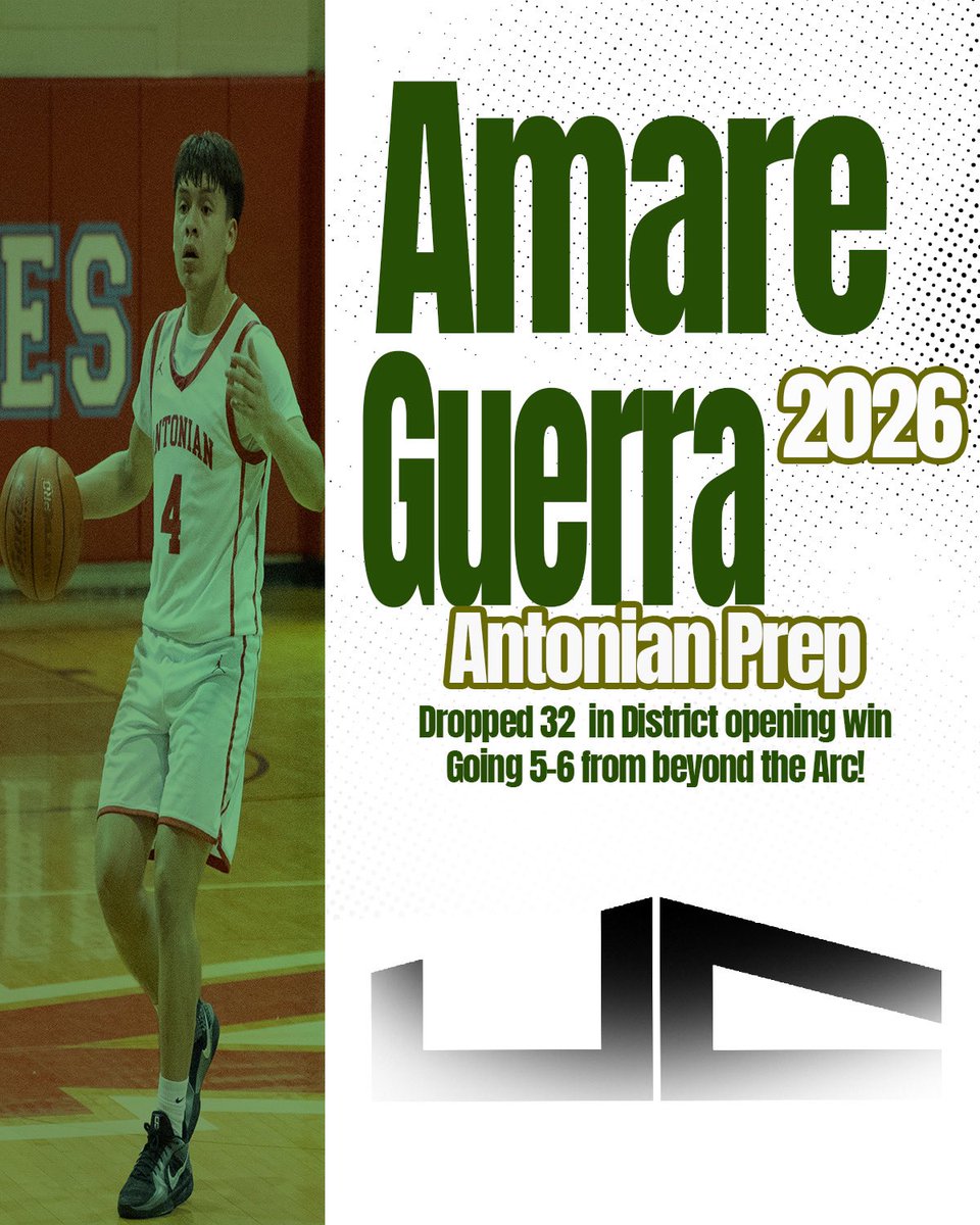 UC_Exposure's tweet photo. 2026 "Future Prospect" Player of the Week @amare4023 dropped 36 going 5-6 from Beyond the Arc to lead @AntonianBBall to a W to Start District Play #DontSleepOnHim #EarlyLead #CollegeReadyPG
@Collegebbopens @GASOTim @CoachBWan @JaimeBoswell2 @GASOMass @CThaProphet24 @WillLCaldwell https://t.co/1hIz73Q4VT