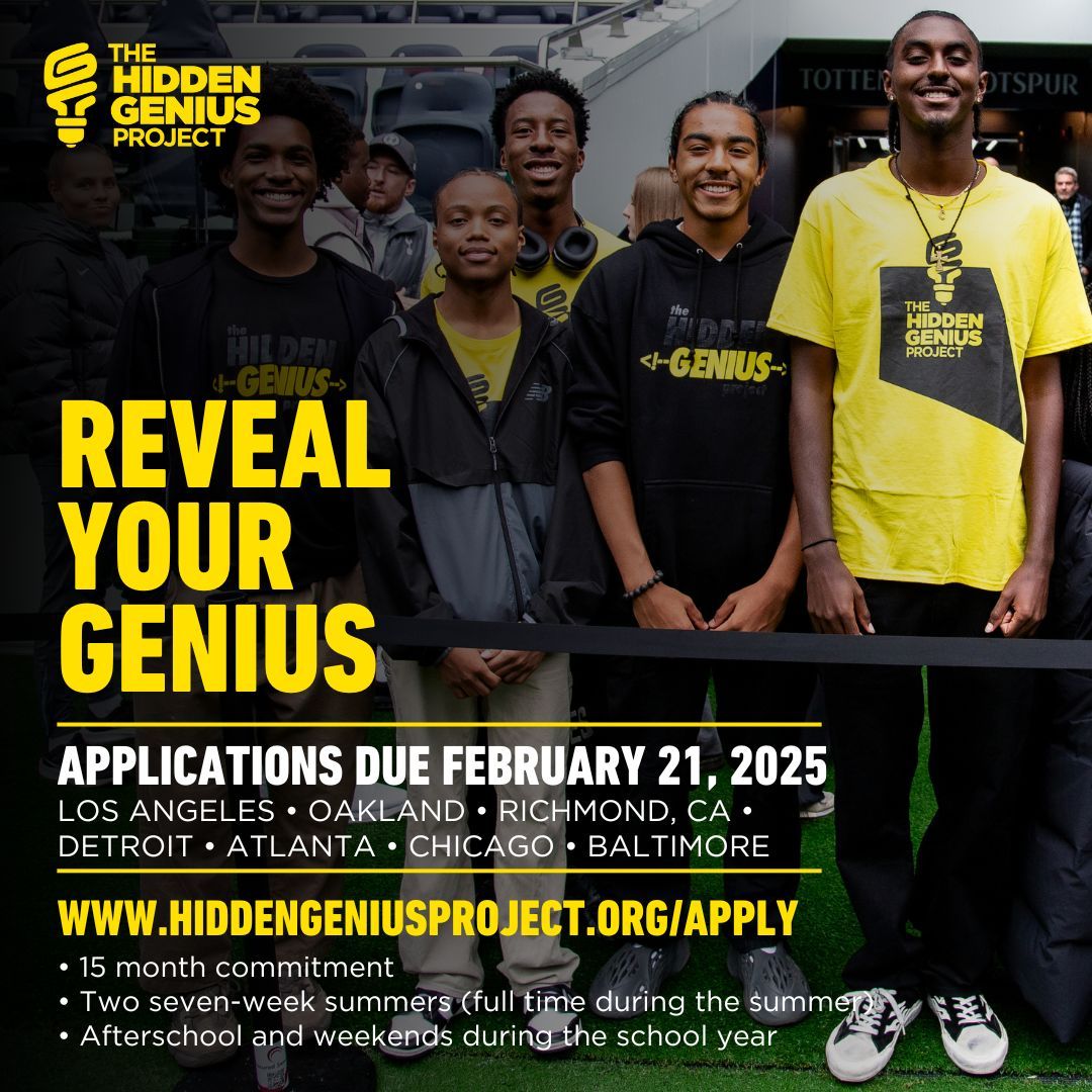 The Hidden Genius Project tweet media