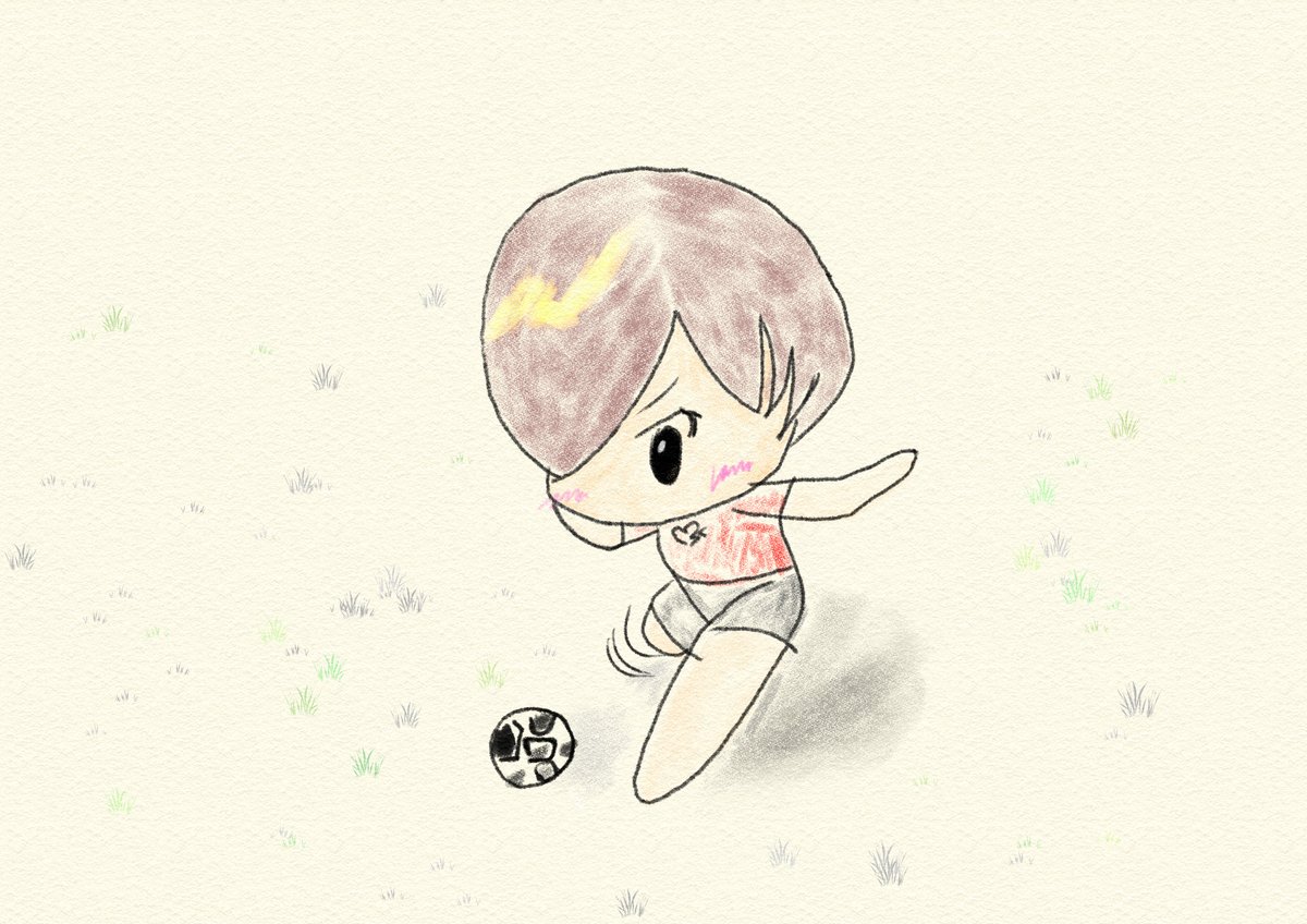 Aya_Irodori_ya's tweet photo. みんなおはよう！
今日はクルーが描いてくれたイラストを紹介するね🥰
はじめてクリスタを使って描いたらしいんだけど、すごい上手！

フットサル、久しぶりにやりたくなってきたかもー⚽
（彩あや） https://t.co/TETWzuSu8q