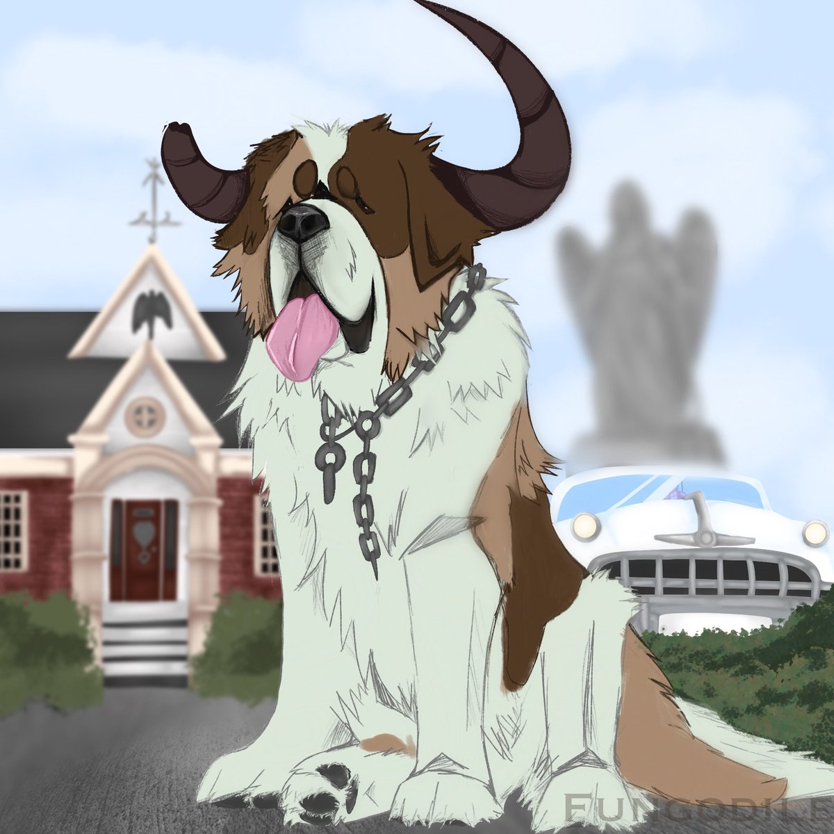 fungodile's tweet photo. Art inspired by the song saint bernard by lincoln
#saintbernard #lincoln #illustration #digitalart #artist https://t.co/6dLEFYw2xN