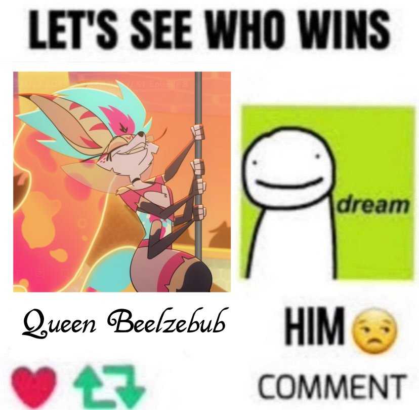 QuantmDeathclaw's tweet photo. I'm hoping on this trend too >:3 

#HelluvaBoss #helluvabossqueenbee #hazbinhotel https://t.co/uwPTddS91a