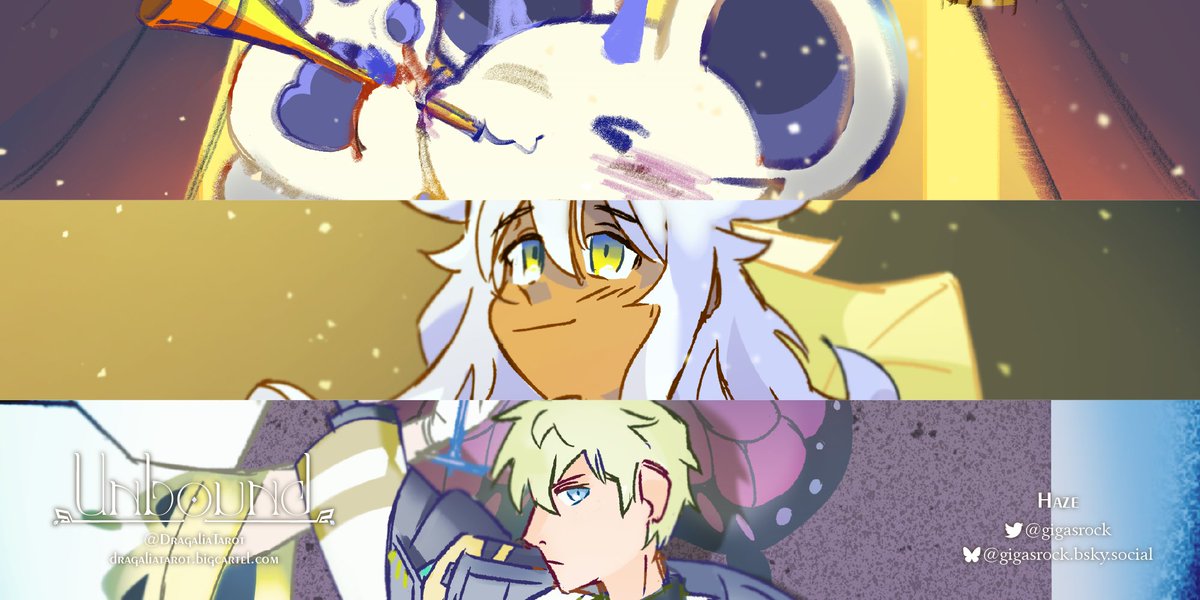 DragaliaTarot's tweet image. ✦ Tarot Preview - タロット・プレビュー ✦
Maritimus - 4 of Wands || マリティムス - ワンドの4
Ryszarda- Page of Cups || リィザ - カップのページ
Basileus - 7 of Cups || ヴァース - カップの7
Haze- @gigasrock
Preorders closing soon! 予約受付は間もなく終了!
#unboundtarot