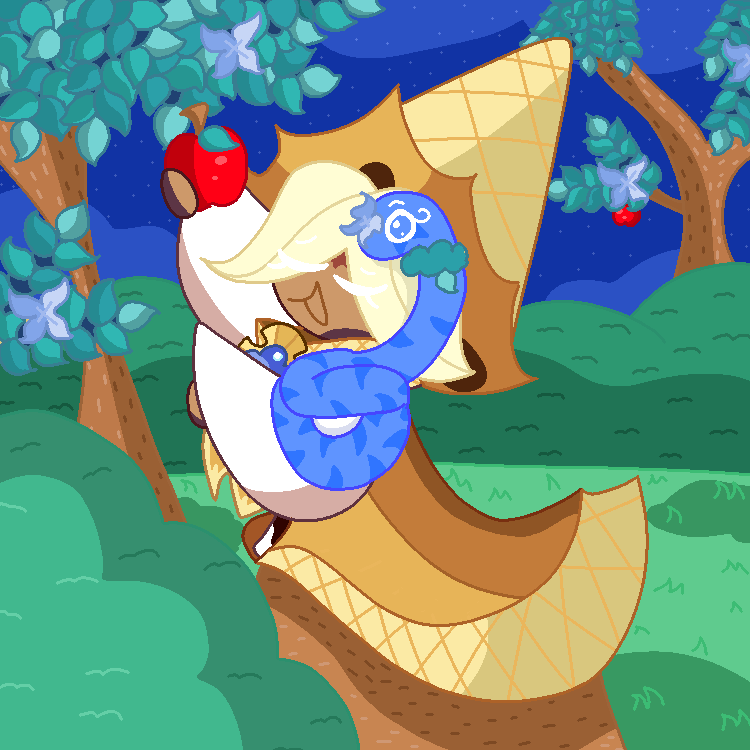 KopieDrawz's tweet photo. "The Shepherd and the Snake"

#purevanillacookie 
#shadowmilkcookie
#cookierun https://t.co/xkhaiwEMtk