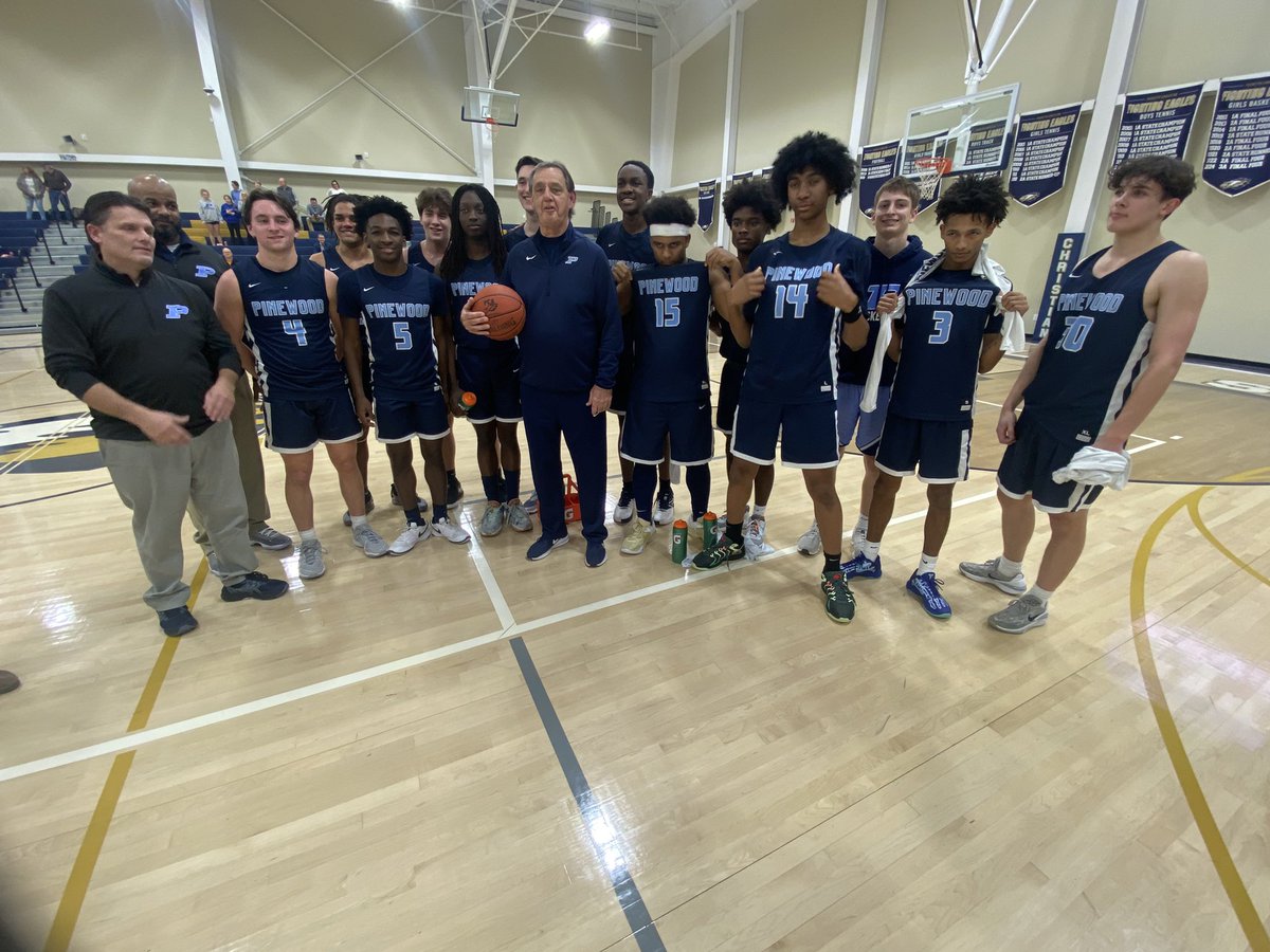944.

<a href="/PPSAthletics/">Pinewood Athletics</a> legendary boys basketball coach Pat Eidson stands alone as the all-time winningest high school head coach in Palmetto State history.

<a href="/WCBD/">WCBD News 2 | Count on 2</a>