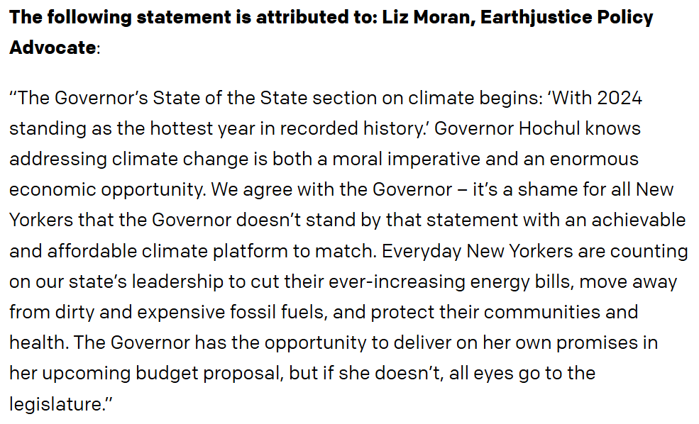 LizAGMoran's tweet photo. Don't go to bed without reading @Earthjustice's #NYSOTS statement 👉https://t.co/gfMlaEb3jZ https://t.co/XpAJIrJtyP