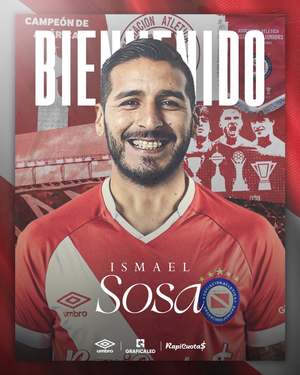 MDePasesArg's tweet photo. #MercadoDePases | 🤝 [OFICIAL] Ismael "Chuco" Sosa es REFUERZO de #AAAJ. El experimentado delantero llegó libre de Ñublense 🇨🇱 y firmó contrato por una temporada ✍️🏼. https://t.co/Xx89Nu8BQI