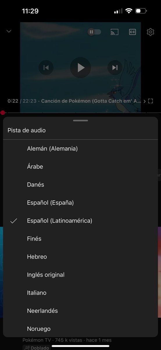 camilomusico's tweet photo. @JessChirinos20 @Pokemonlatam Cambia el idioma en la configuración de audio. https://t.co/F2tDf7kVER