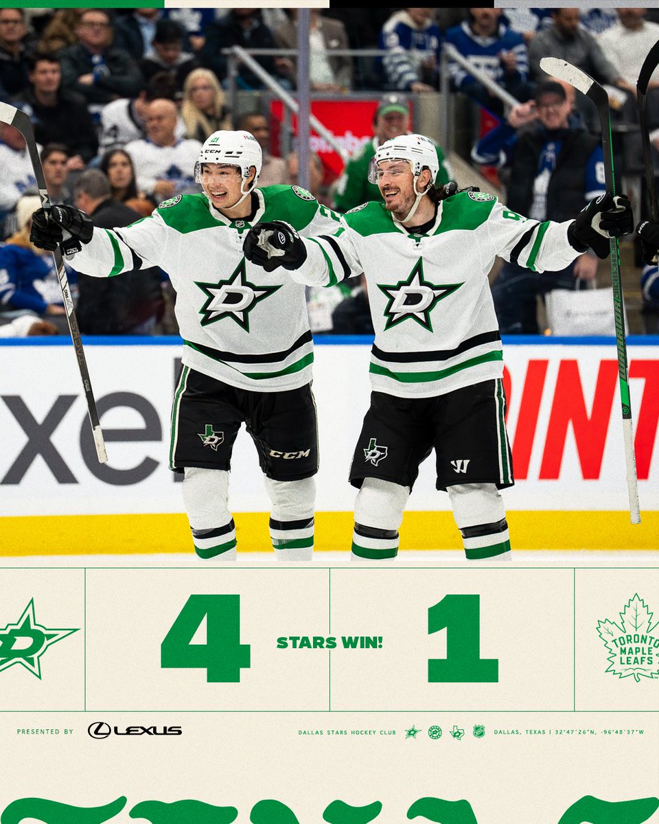 THAT'S how you end the trip on a high note! 👏

<a href="/Lexus/">Lexus</a> | #TexasHockey