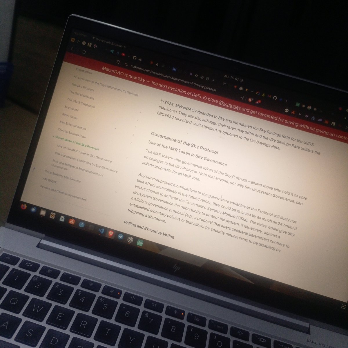 codeX_james's tweet image. I'm currently exploring Makerdao/sky protocol which is part of my assignment due for presentation tommorow.🔥

#Weektwo @SkyEcosystem #E