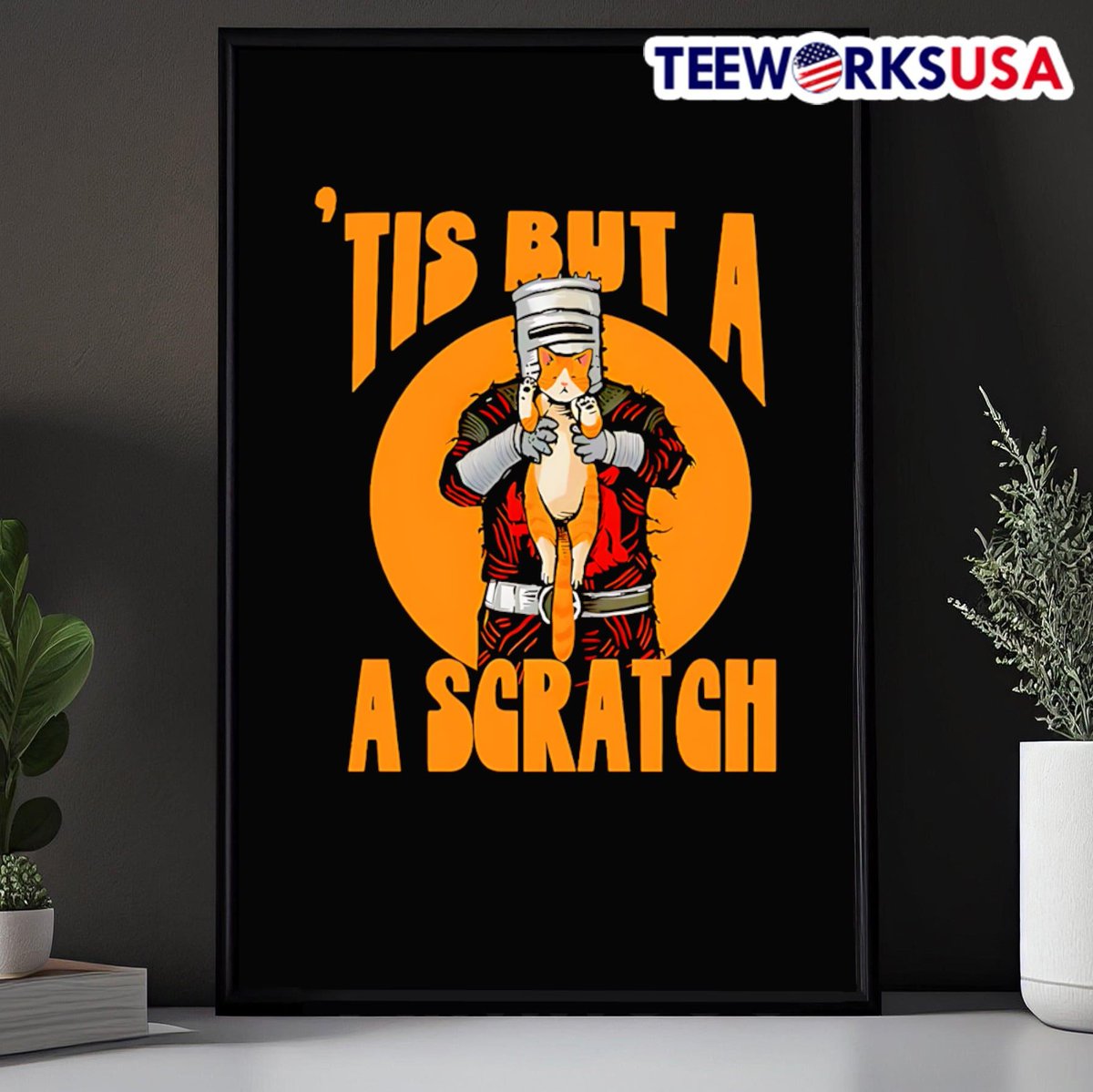 teeworksusa's tweet photo. Tis But a Scratch The Black Knight vs Cat Knight Shirt ⚔️🐱
Enjoy a hilarious take on a classic battle with the Tis But a Scratch The Black Knight vs Cat Knight Shirt. Perfect for comedy lovers!

🔗 https://t.co/OVrZiU3fsF
#ComedyTees #BlackKnight #CatKnight https://t.co/AqK0vhrio7