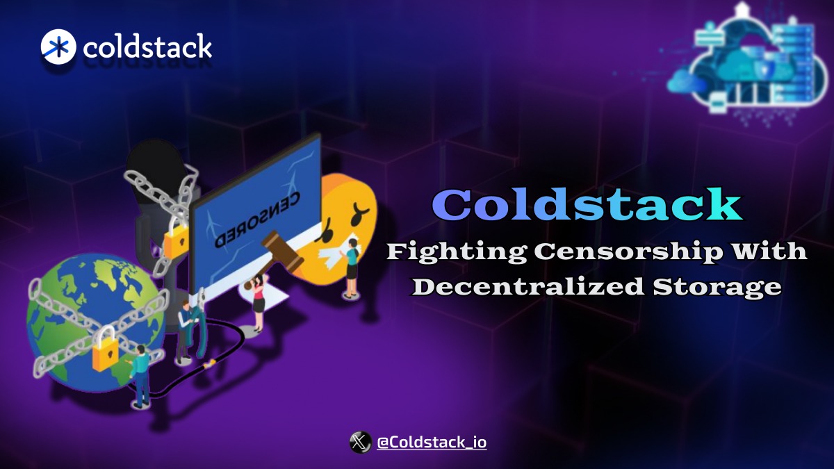 eddiecrypt1's tweet image. In today’s world, access to information and the ability to share freely are under growing pressure.
Let's see how @coldstack_io tends to solve this problem 🚀🔥
#Coldstack #CLS #DePins #Crypto 
🧵👇🏼👇🏼