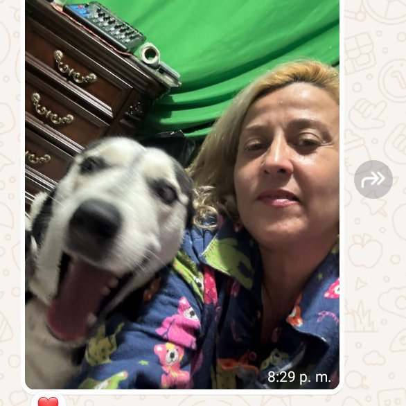 mando un mensaje preguntando cómo está la familia y me manda mi mamá está foto