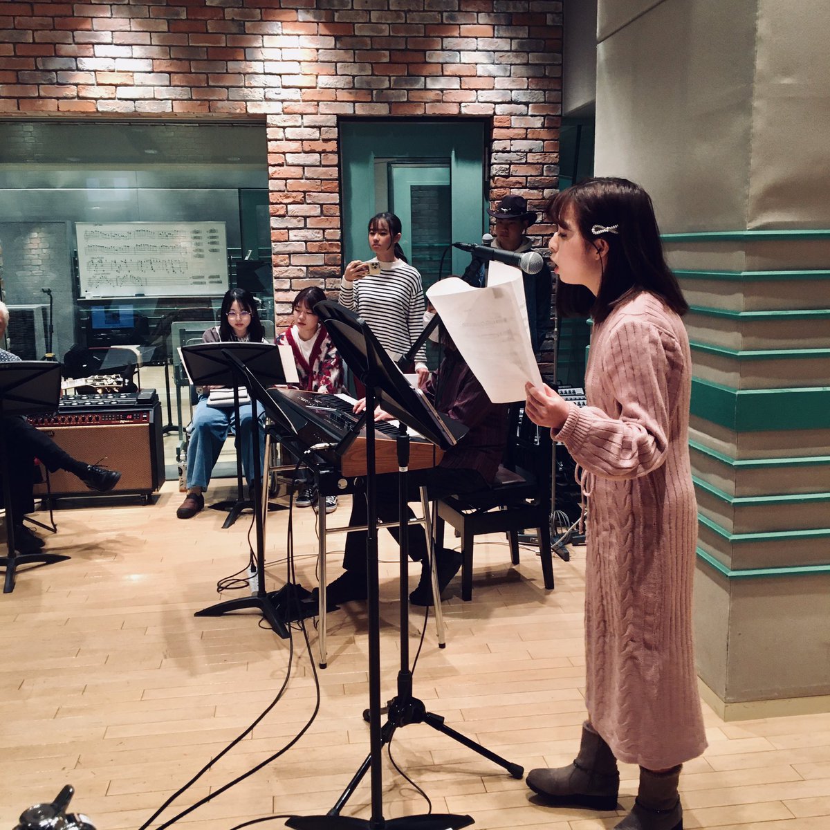 tcm_mmc's tweet image. 本日1/15(水)の「スタジオ・セッション」授業は、Amapianoの分析と“生楽器でやってみた”でした！