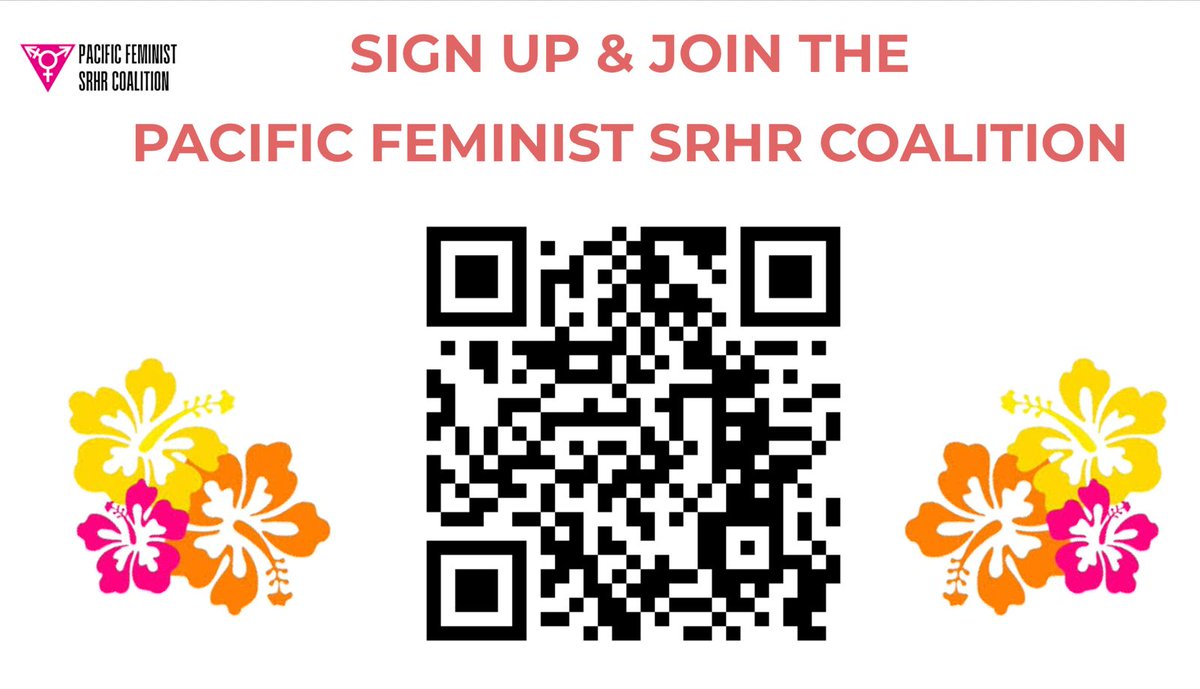 Join the Pacific Feminist SRHR Coalition. Be involved in this 2 year push for advancement of #GenderJustice #SRHR and #SOGIESC in the #Pacific.

Who can join? Reps of local, national and regional Pacific SIDS led CSO's

Sign up: forms.gle/ASPhRp61oCVbdL…