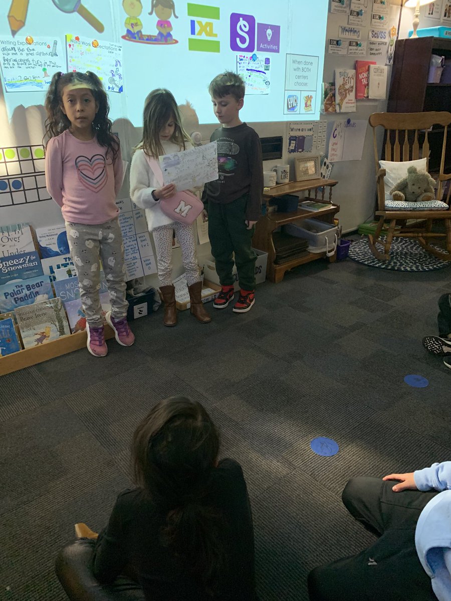 Proud of these stars ⭐️ After coming back from break + snow days they remembered all our reading WIN expectations! They worked together with their tables to make posters about our centers, then presented them to the class &amp; the posters are now hung up around our room! <a href="/RStar512/">Rising Star Elementary ⭐️</a>