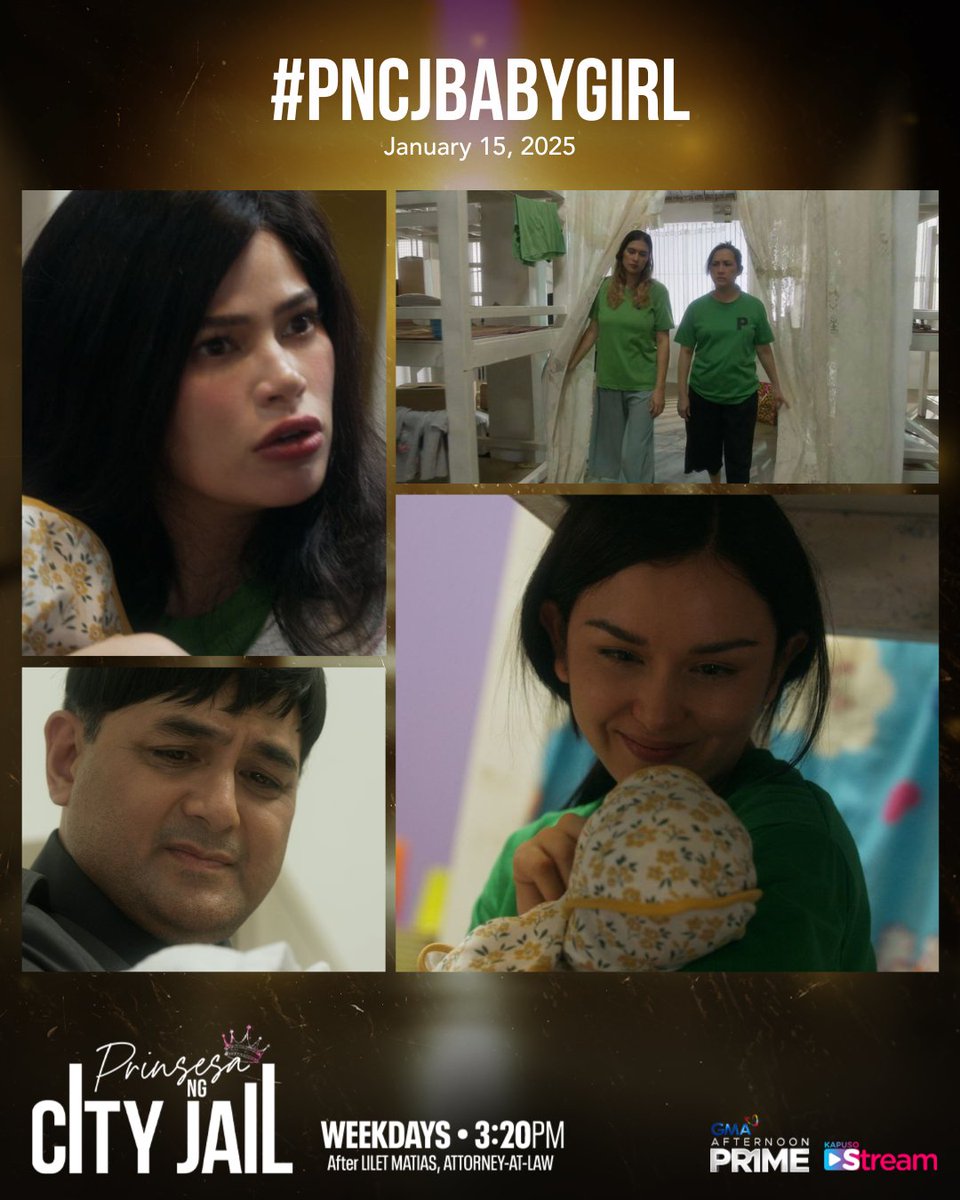 GMADrama's tweet photo. Before you go, be careful not to leave any valuables behind! 👀😢 

Tutok na sa #PrinsesaNgCityJail mamayang 3:20 PM sa GMA Afternoon Prime! 👑

Official Hashtag: #PNCJBabyGirl 👶 https://t.co/BxzhZroOpK