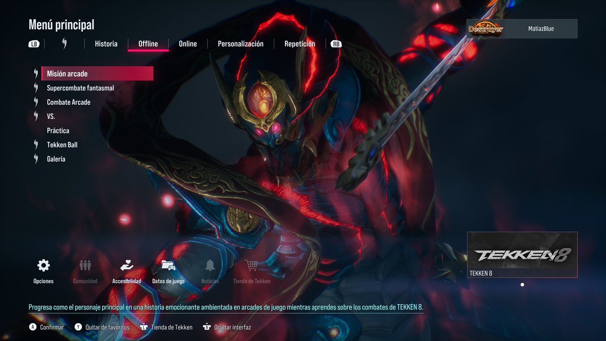 MM_CtOs's tweet photo. Yay! main menu customized characters are on in Tekken 8 ^ ^ Even the auras and mascots show up :D Thanks for everything @Harada_TEKKEN @mykeryu @nkt_dreamer #TEKKEN #TEKKEN8 #TEKKEN30th #AsukaKazama #Mokujin #Yoshimitsu #LeeChaolan #TekkenForce https://t.co/oFXpJIXsEw