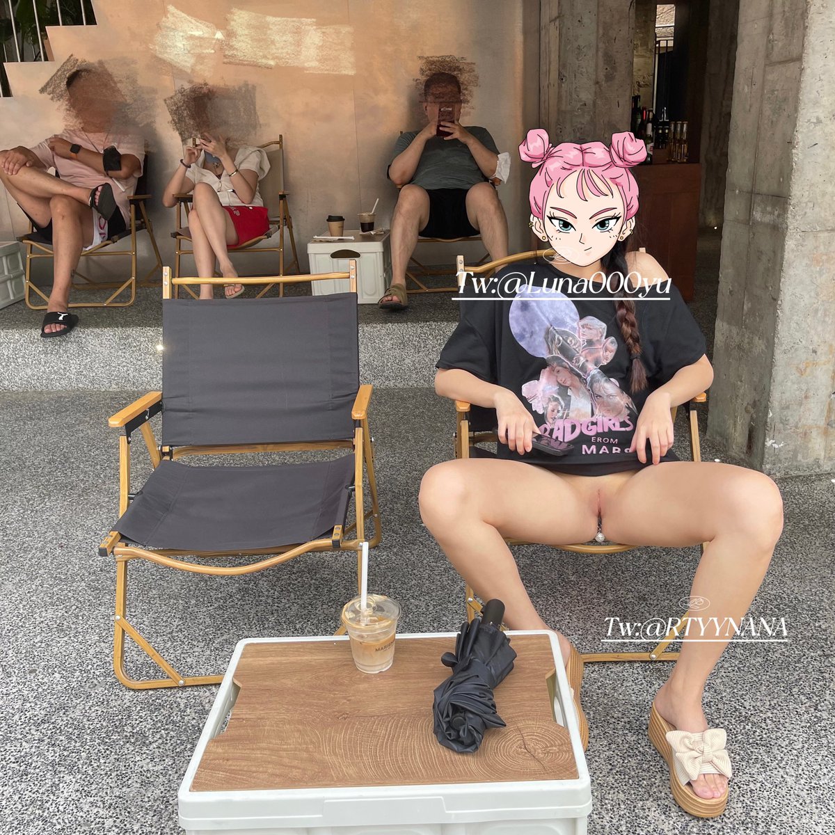 消失的大神luna

绝美馒头一线天，大方露给男人看

第一张的珍珠是塞哪里了？
是肛塞吗？ https://t.co/9OwR5JSUW2