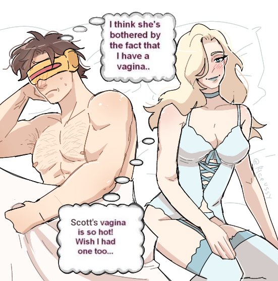 Riceussy's tweet image. #emmefrost #scottsummers #cyclops #scemma #xmen