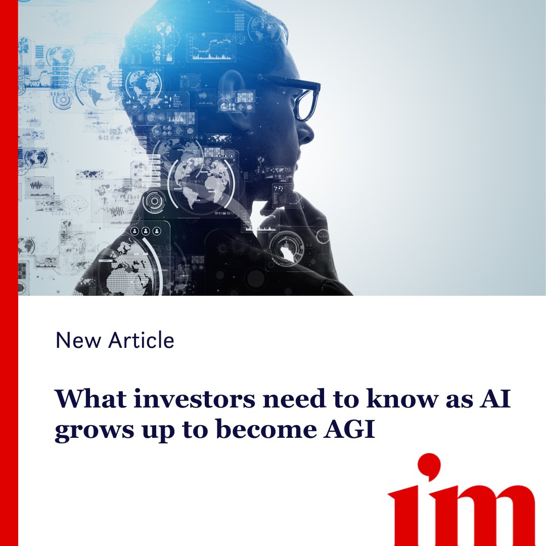 Does the acronym AGI inspire the same mix of excitement and terror in you as AI does?

The ramifications are significant for investors…

Read it all here: investmentmarkets.com.au/articles/techn…

#investmentmarkets #investmentopportunities #investments #investing #managedfunds