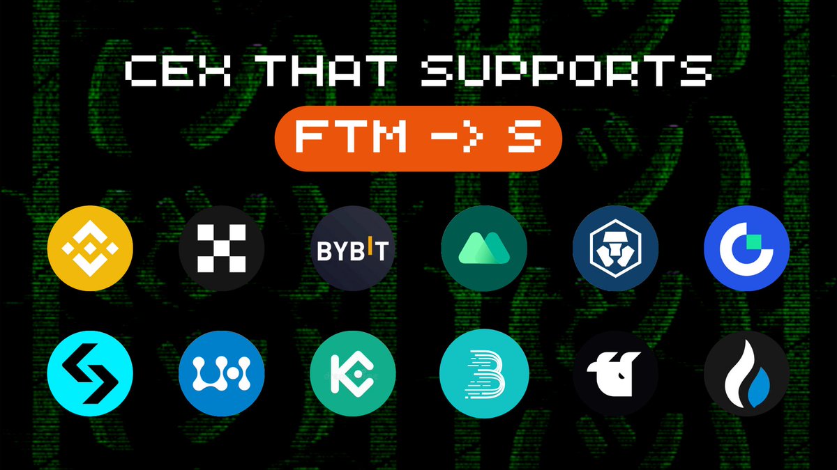 New year, new ticker.

12 major CEXs will support both $FTM -> $S and have Sonic Network Integration. Sonic is bound to be super accessible!

We're ready for <a href="/SonicLabs/">Sonic Labs</a> ¯\(ツ)/¯
