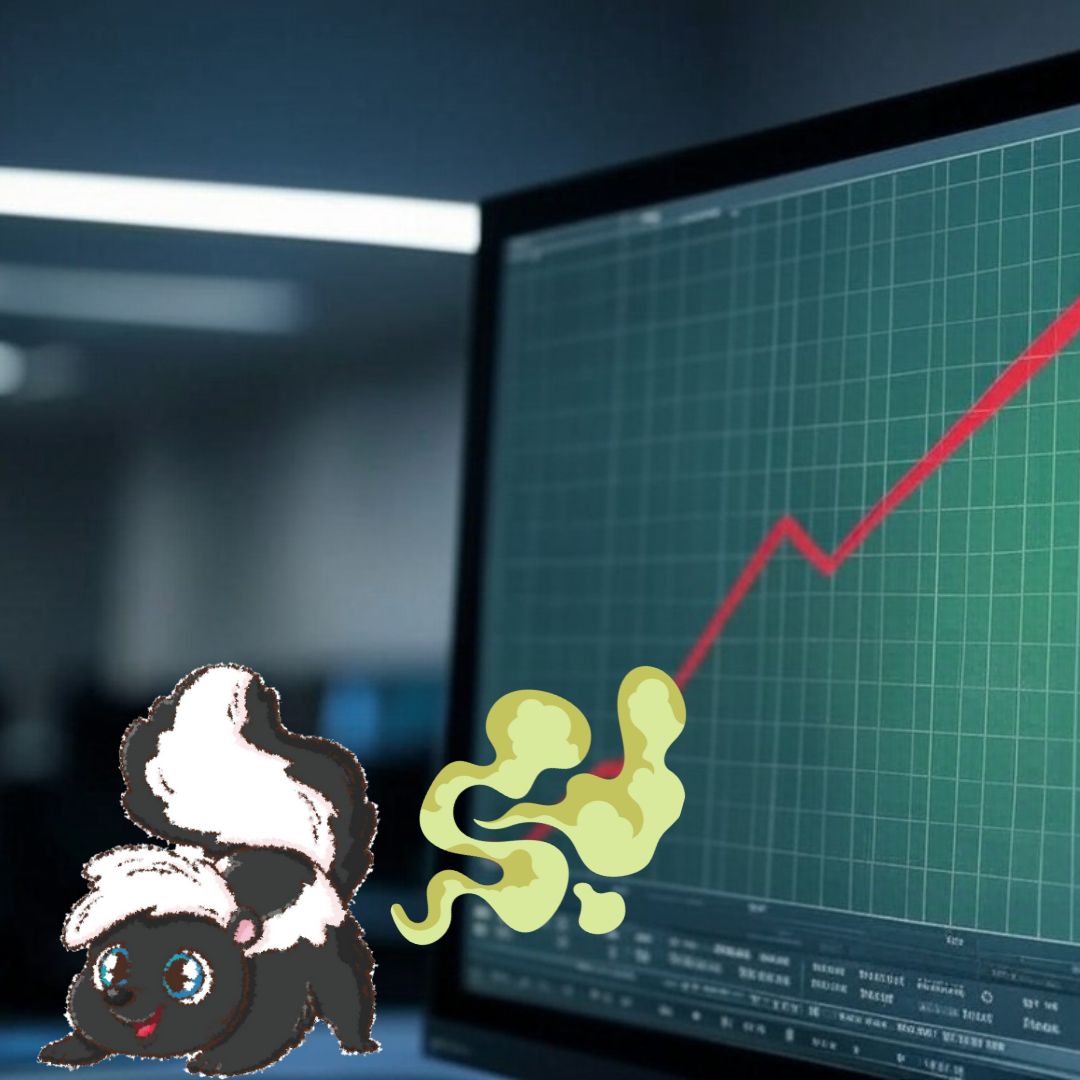 In a world of hype, $SKUNK keeps it real (and stinky). 😂🦨💥 #SkunkyArmy