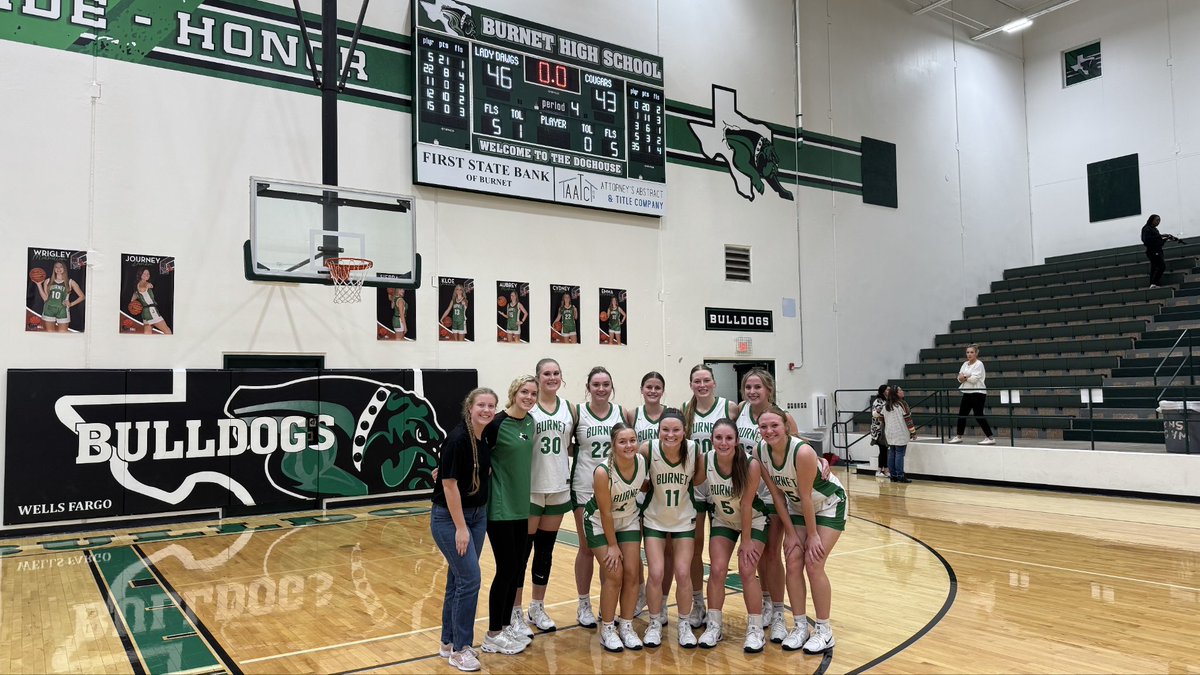Great team win tonight against a very talented Jarrell squad.  Won 46-43.
Congrats Lady Dawgs, 3-1.