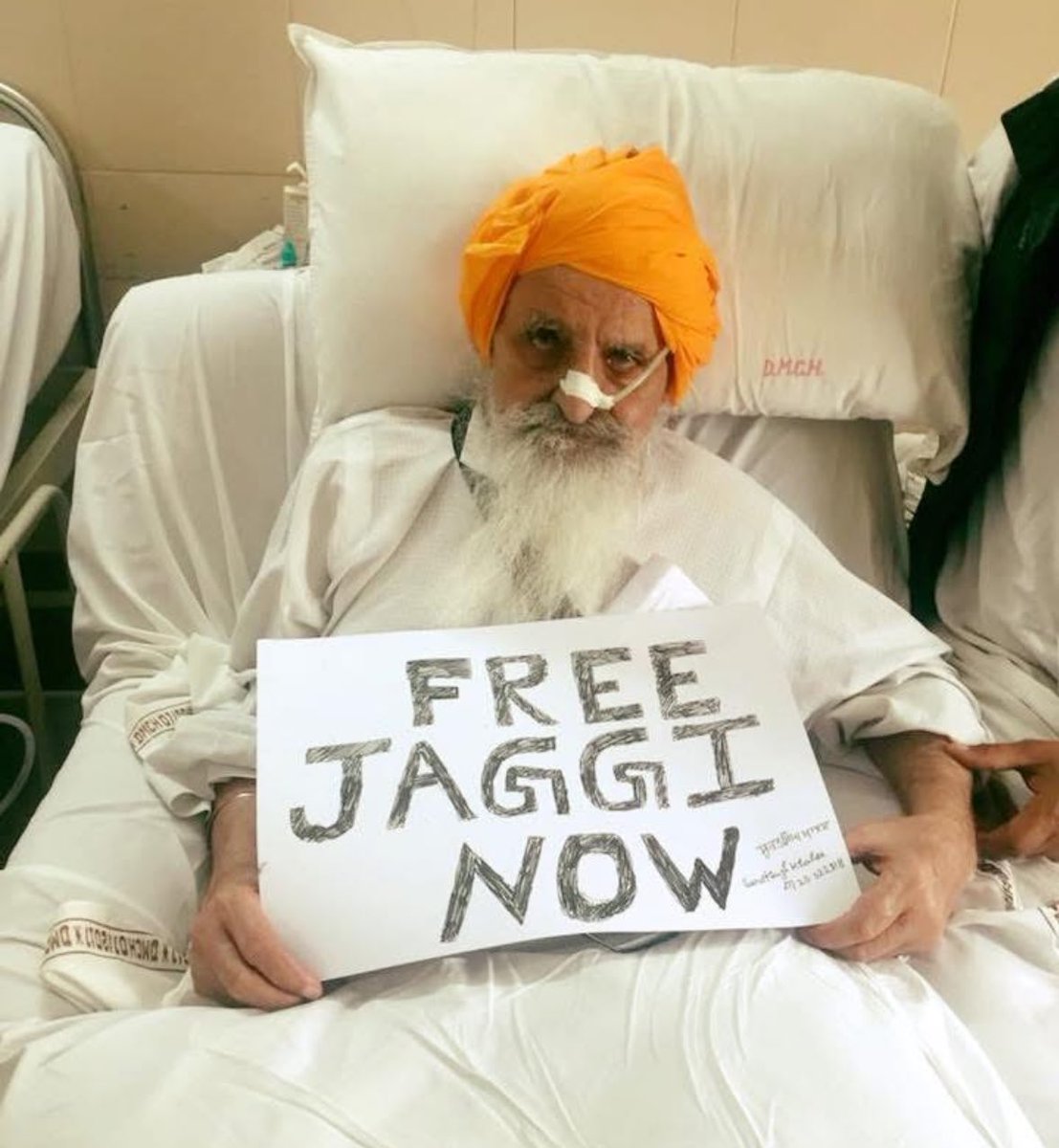 Longtime Sikh Activist Bapu Surat Singh has passed away. 

Surat Singh began his hunger-strike in 2015 for the release Sikh political prisoners. He was routinely detained &amp; force fed by Indian authorities. He was 91 years old.