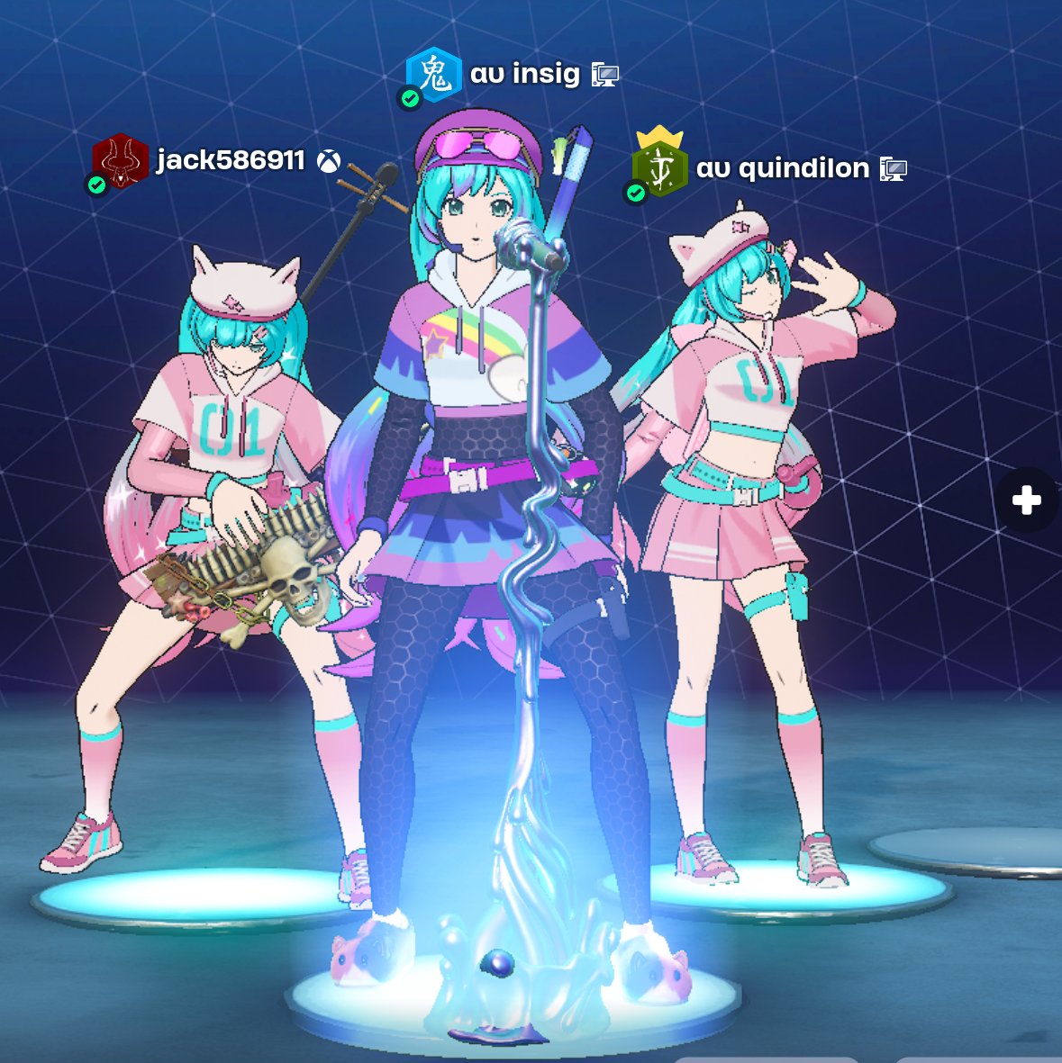 _keNa's tweet photo. we are going to fortnite with the hatsune miku

@HatsuneMiku is this a miku miku ooeeeooo moment https://t.co/IwZUyhXmVf